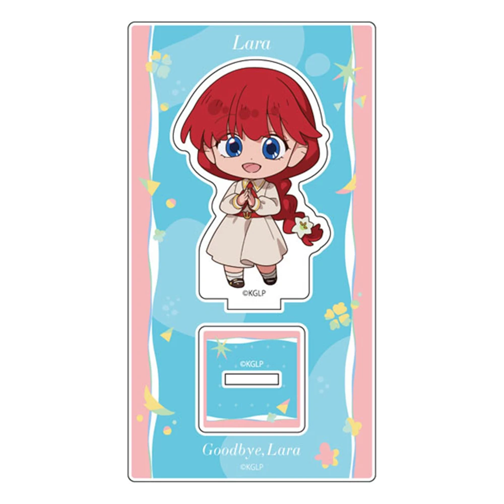 10cm New Anime Goodbye, Lala Keychain Acrylic Stand Model Figure Cosplay Character Gifts Decoration Accesorios Goods