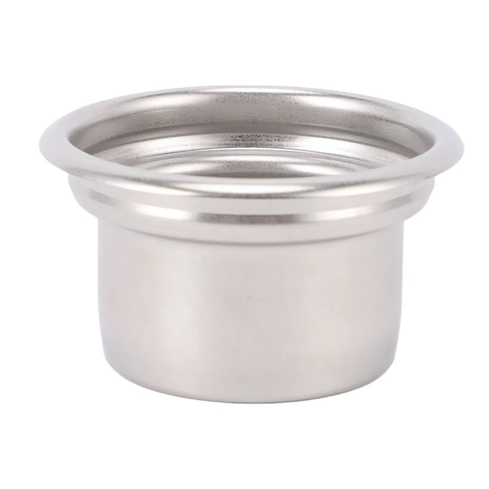 58mm Diameter Non Pressurized Filter Basket Single Layer 608 Holes Portafilter Filter Basket Step-Down Design Four-Cup Capacity