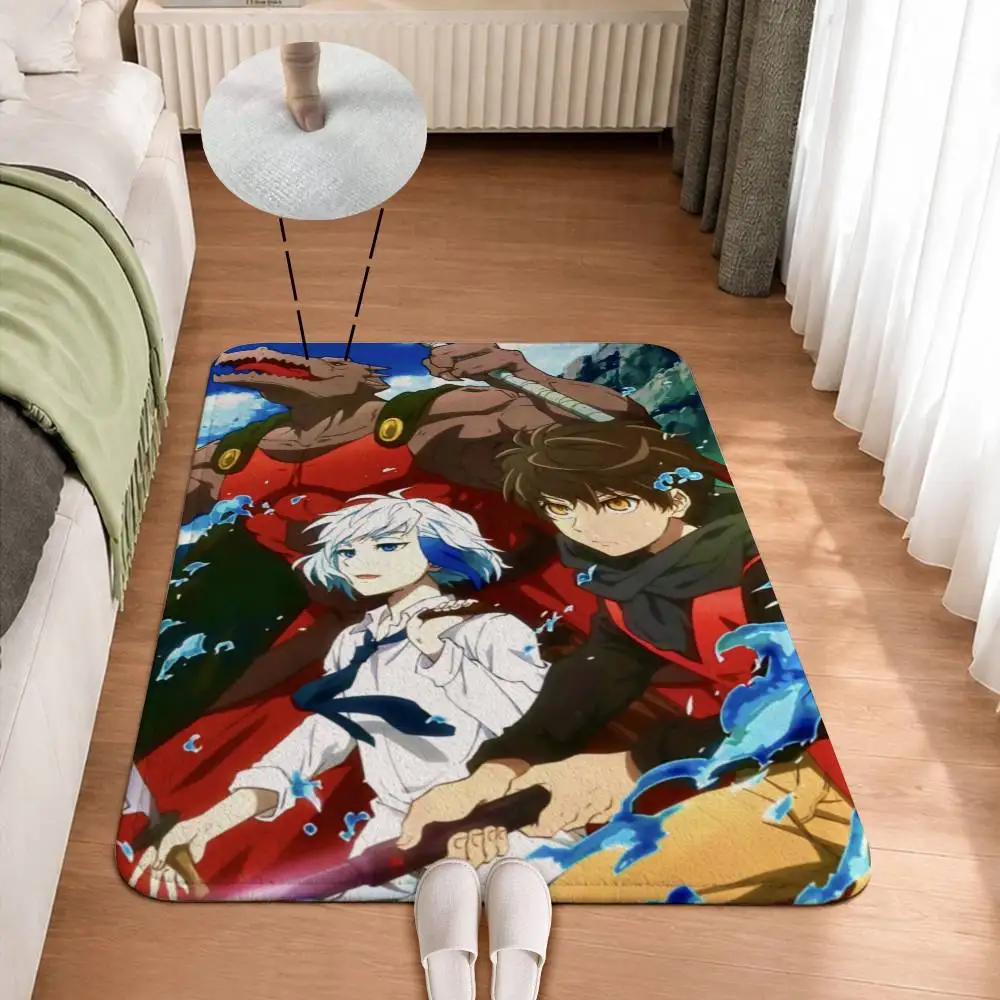 25th B-Bam T-Tower of God Short Plush Non-Slip Floor Mat, Easy to Clean, for Bathroom Door & Bedroom Door