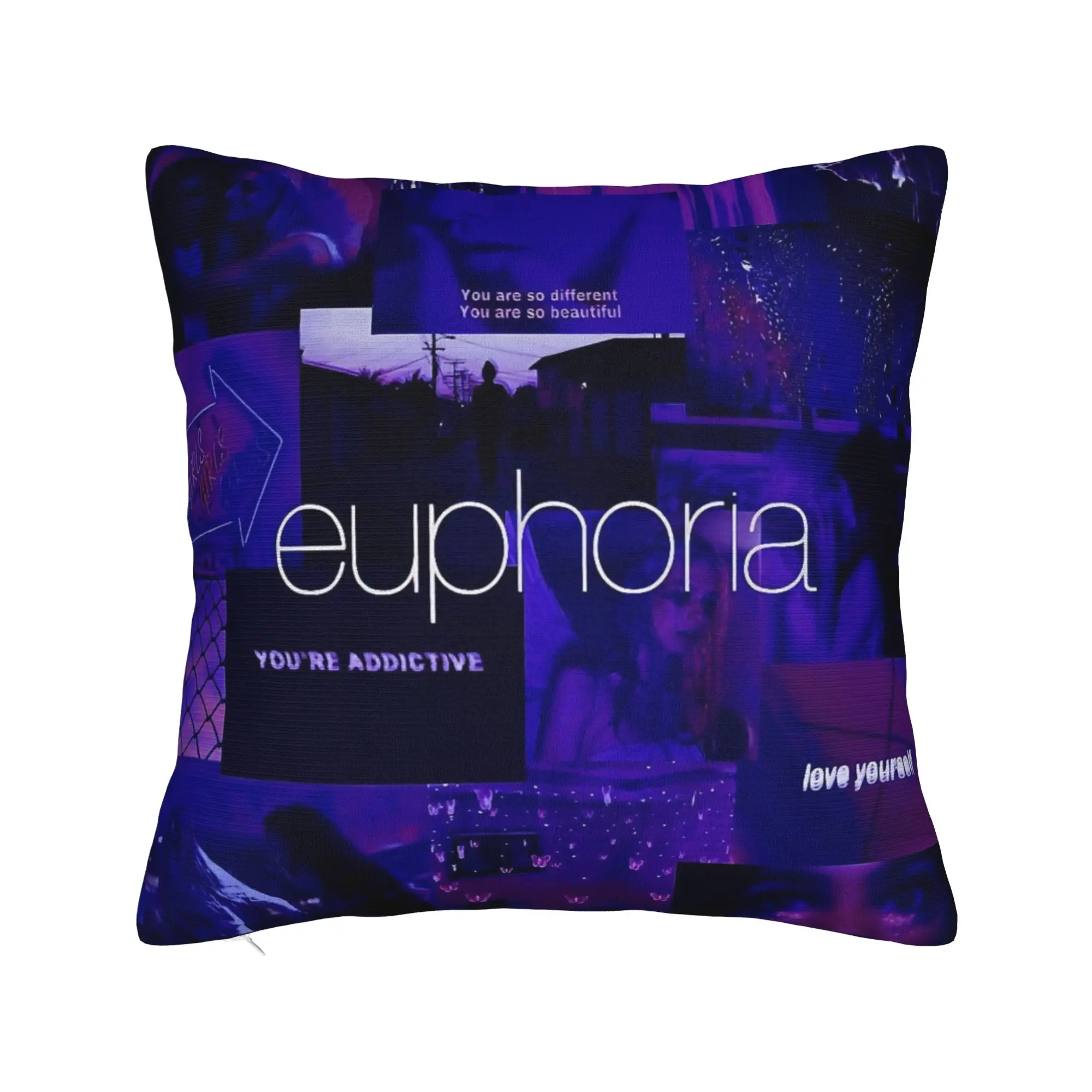 Housse de coussin Euphorias Season 3, housse de coussin douce, décoration, housse de coussin décorative pour la maison, plusieurs tailles