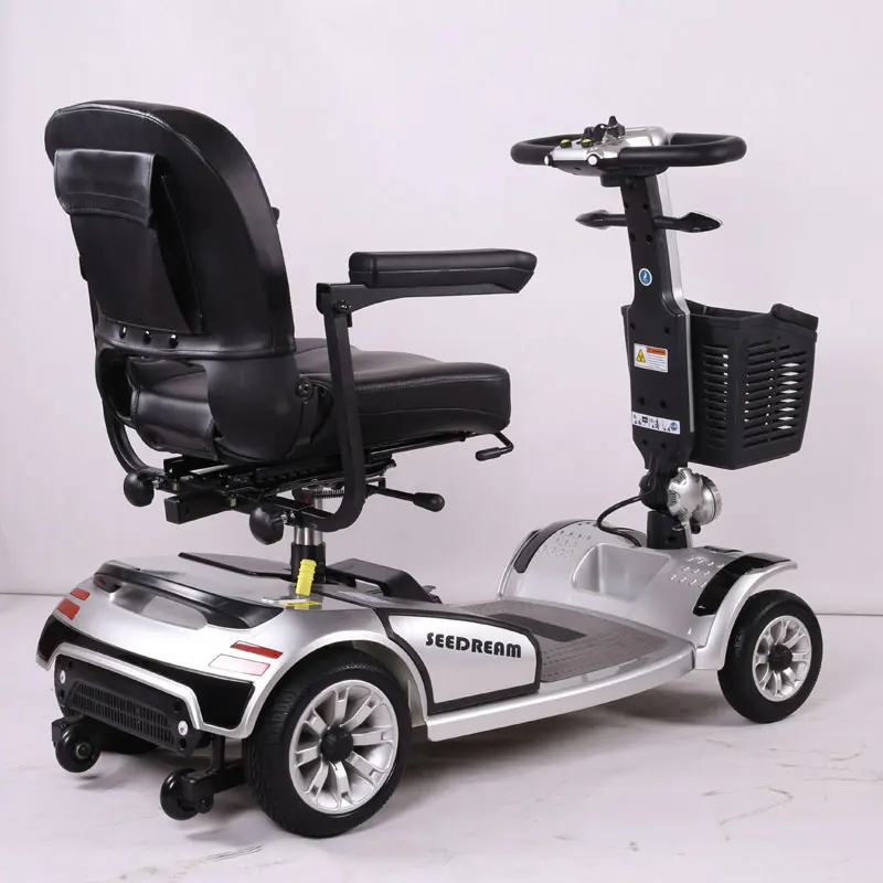 New golf s electric mobility scooter with golf bag trolley