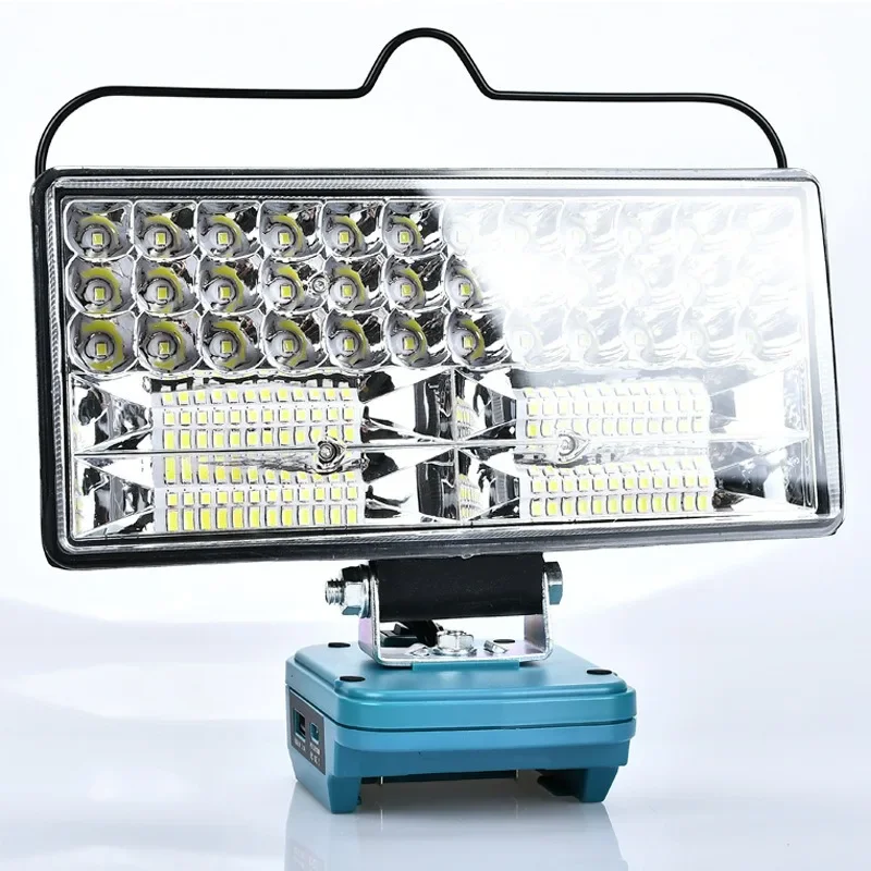 Lithium Battery Handheld Work Light Suitable For Makita 18V Lithium Batteries USB Interface Repair Light LED Engineering LightS