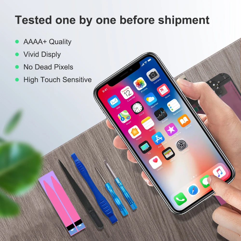 RJ INCELL For iPhone 15 16 17 Pro Max LCD Display Screen Digitizer For iPhone 12 13 Mini 14 15 16 Pro X XS Max XR 11 Display view 4
