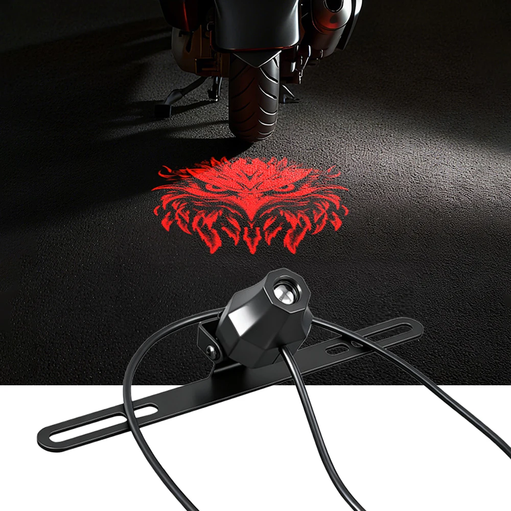 New motorcycle projection lights electric vehicle floor lights rear projection lights LED ambient lights high brightness
