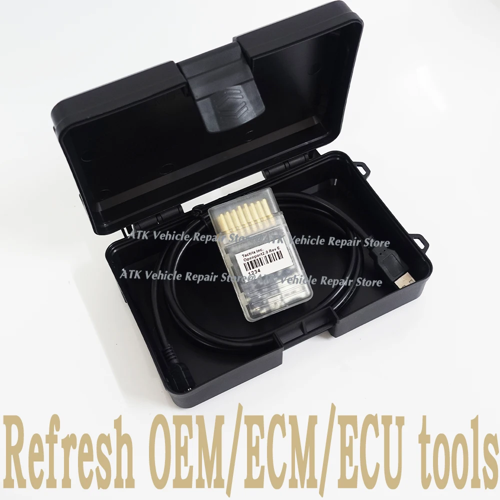 V18.00.008 Gold Needle Openport 2.0 ECUFLASH ECU CHIP TUNING TOOL Gold Plated Connector Brush scanner Mit-subishi Su-baru