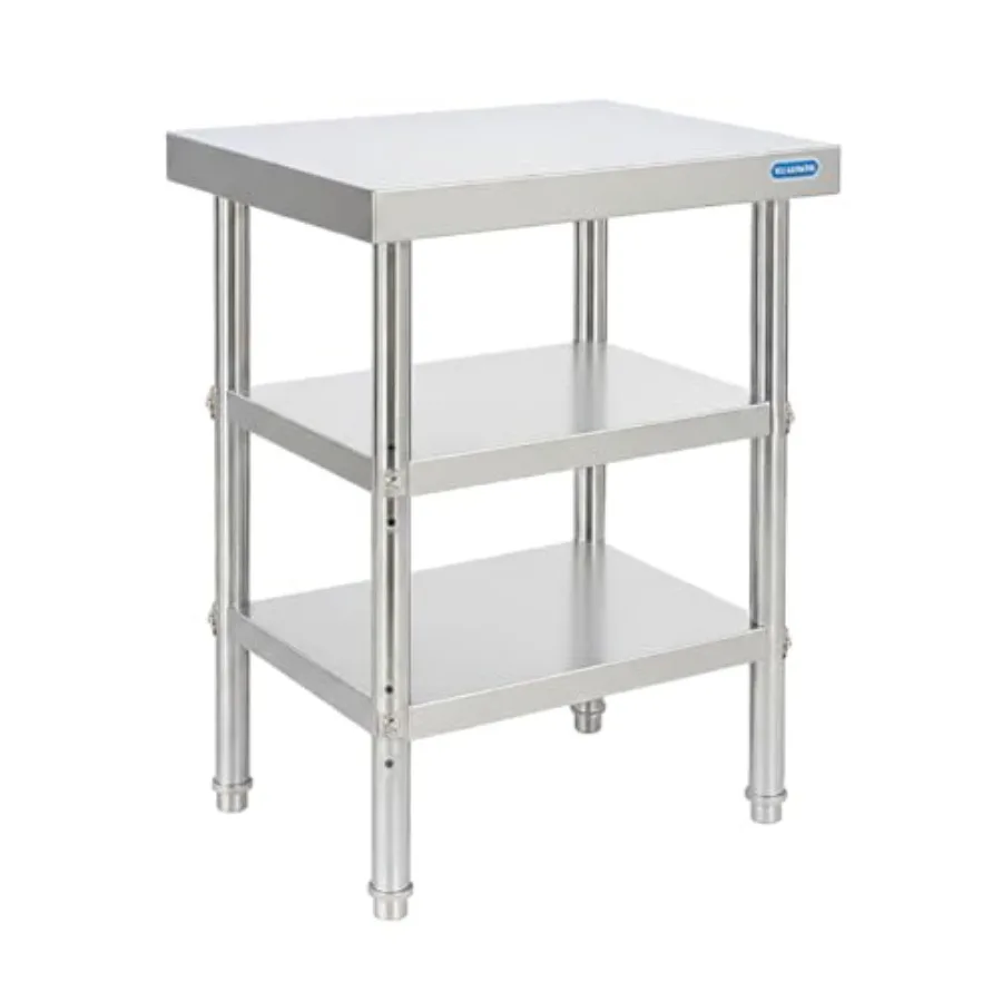 

Stainless Steel Table Stainless Steel Prep Table 18 x 24 Inch NSF Metal Commercial SS Kitchen Prep Worktable for Restaurant Kit
