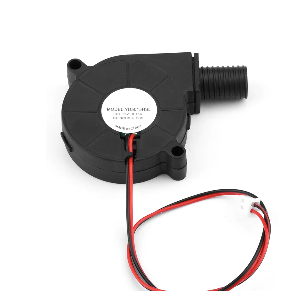 DC Blower 8800RPM 7300RPM 12V 5015 50MM Cooling Fan for 3D Printer Oil Bearing Brushless DC Cooling Turbine Fan