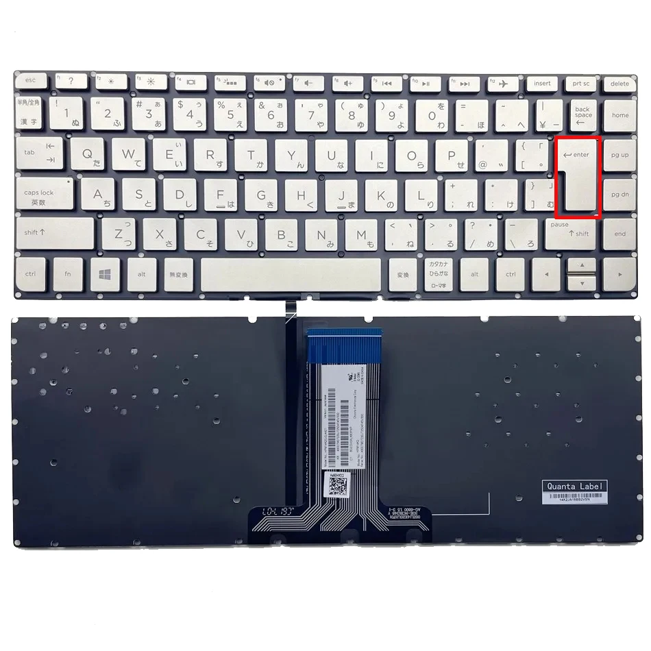 Japanese Backlit Keyboard For HP Pavilion 14-AB series 14-ab000 14-ab100 14-ab20014-ab013tu 14-ab053tx  JP Layout