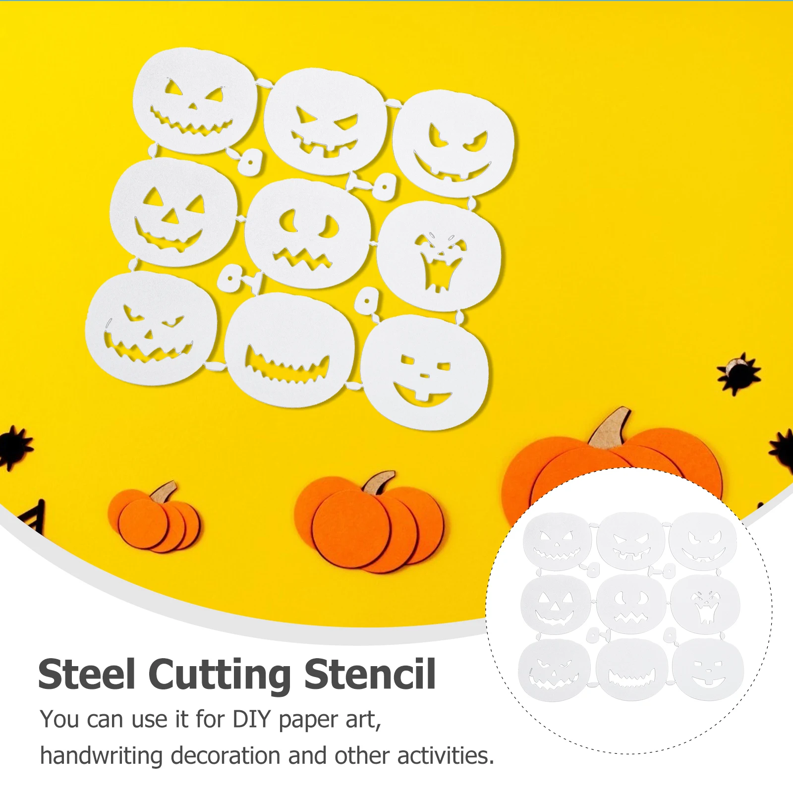 

Pumpkin Grimace Knife Mold Halloween Cookie Cutters Large Scrapbook Scrapbooking DIY Craft Cutting Die Stencil for Steel Metal