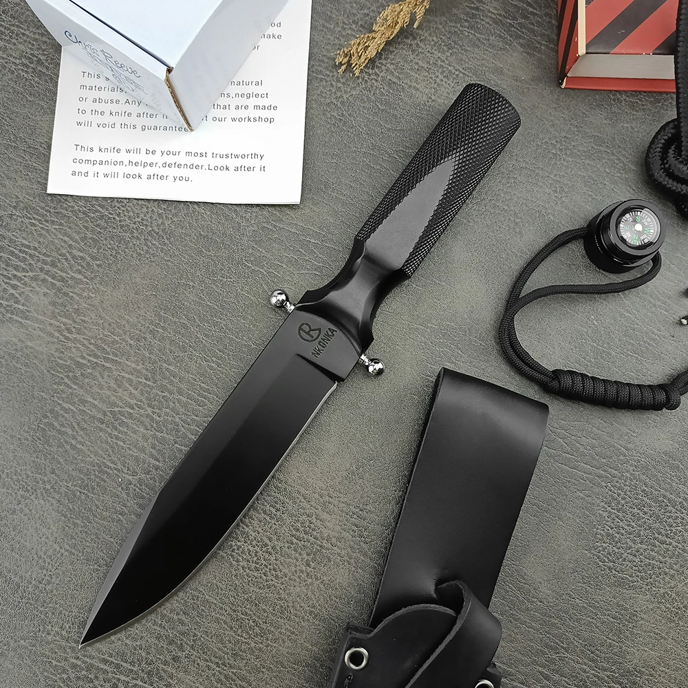 Chris Reeve Antelope High Hardness DC53 Fixed Blade Knife Tactical Hunting Self-defense Multifunctional Knife Aluminum Handle