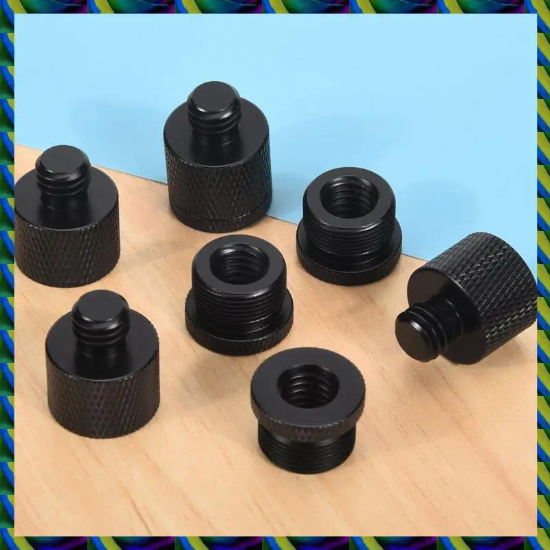 Set Adaptor Ulir Mikrofon 16 Buah Harian 5/8 Betina Ke 3/8 Jantan dan 3/8 Betina Ke 5/8 Jantan Ulir Adaptor Sekrup untuk Dudukan Dudukan Mikrofon