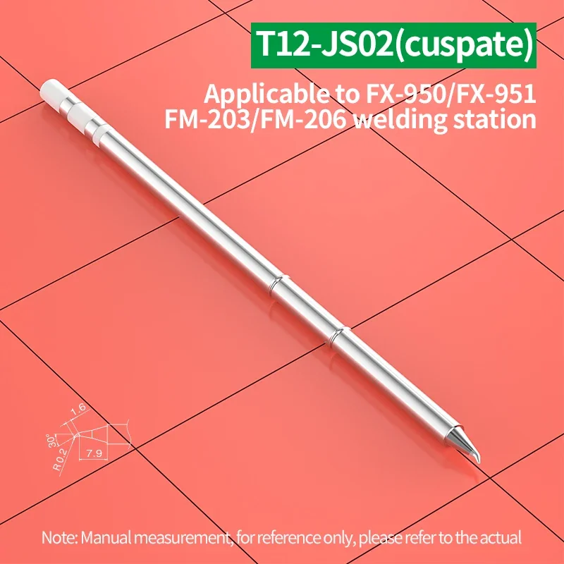 Punta de soldador T12, T12-D16 J02, D4, D52, BC2 para Hakko Fx951, Kits de estación de soldadura T12, herramientas de soldadura