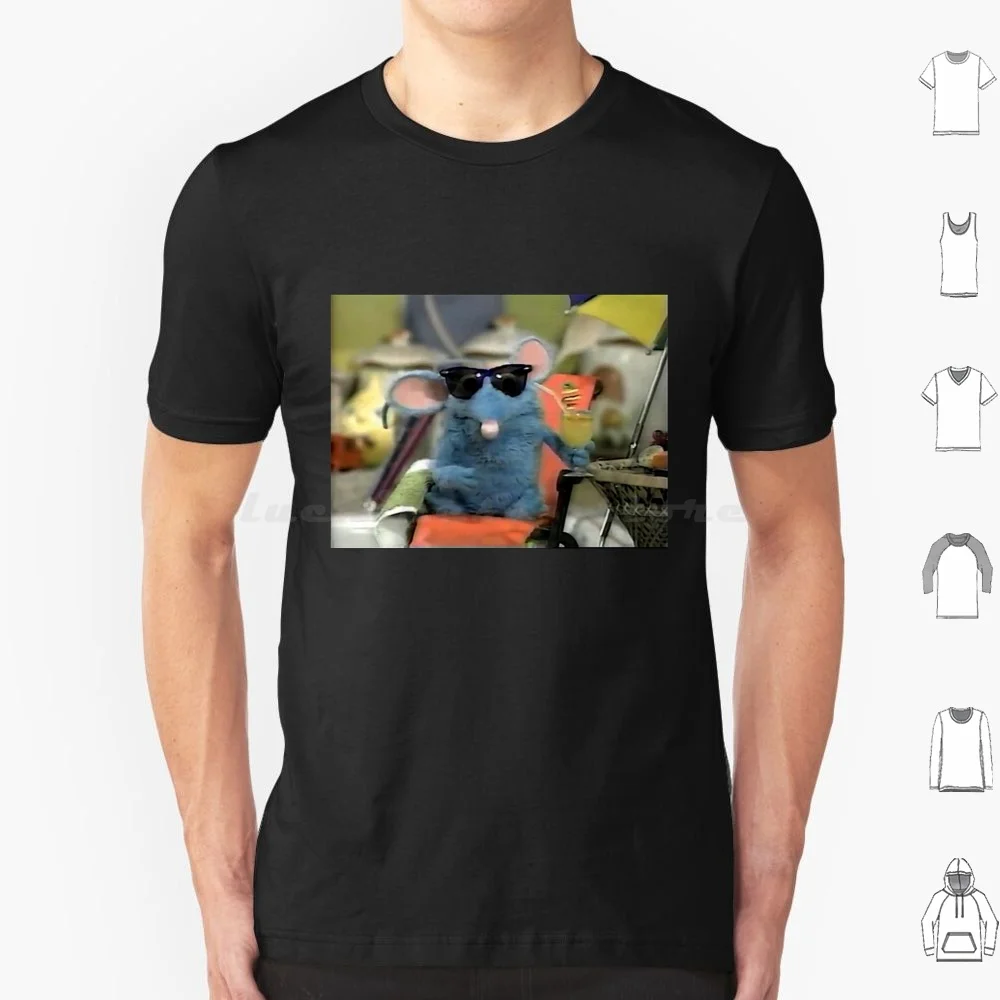 Camiseta Tutter Reaction Meme63 para hombres, mujeres y niños, 6xl, Tutter, ratón, oso en la gran casa azul, bebida, limonada, ratón