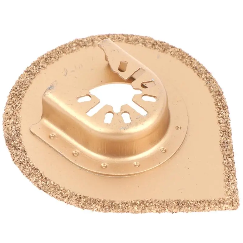 Curved Diamond Oscillating Multi Tool Blade Brazed Abrasive Saw Cutting Disc Grinding Disc For Wood Tile Mortar Renovation Work