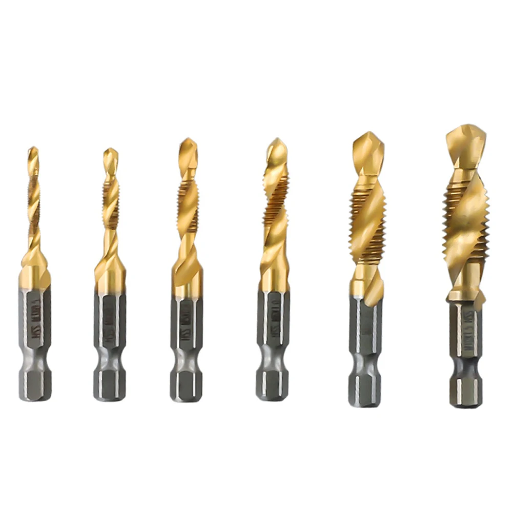 

Integrated Tap Machine M10x1.5mm HSS Tap Set Compatible With Hand Drill For Aluminum Tapping For Plastic Processing