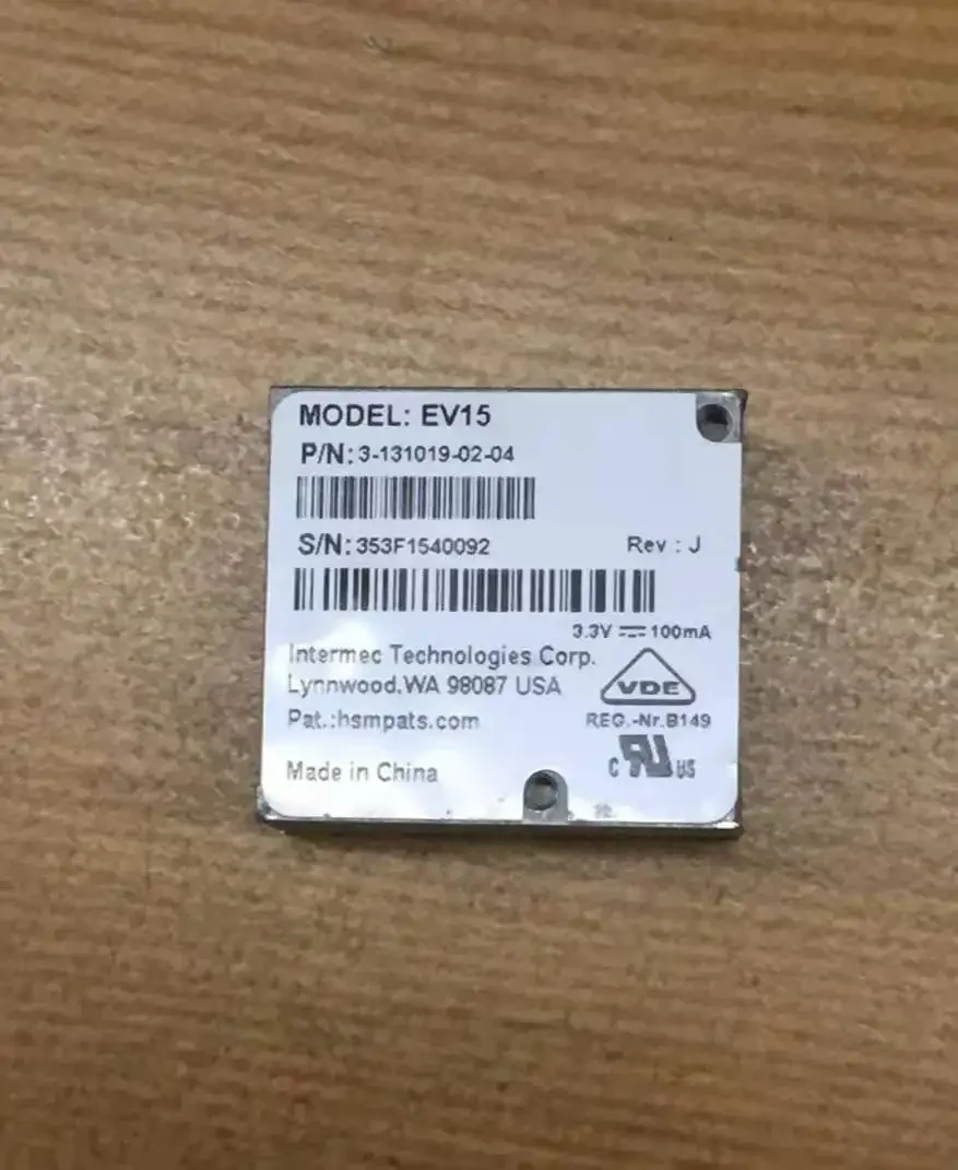 

used Intermec (Honeywell ) EV15 Barcode Scan Engine 1D 3-1310919-02-04