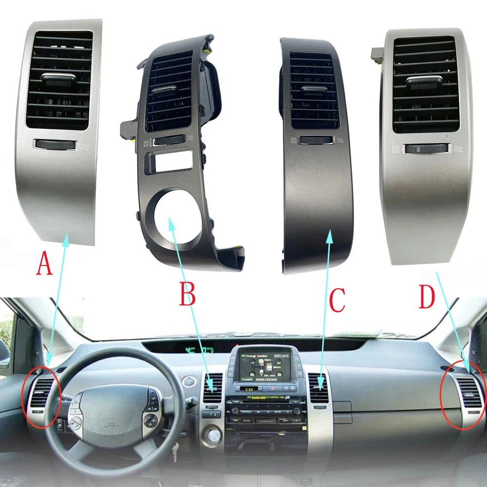 

LHD For Prius 2004-2009 Dashboard Air Vents For Toyota Prius 2004-2009 Air Conditioner Outlet Fresh Nozzle Air vent