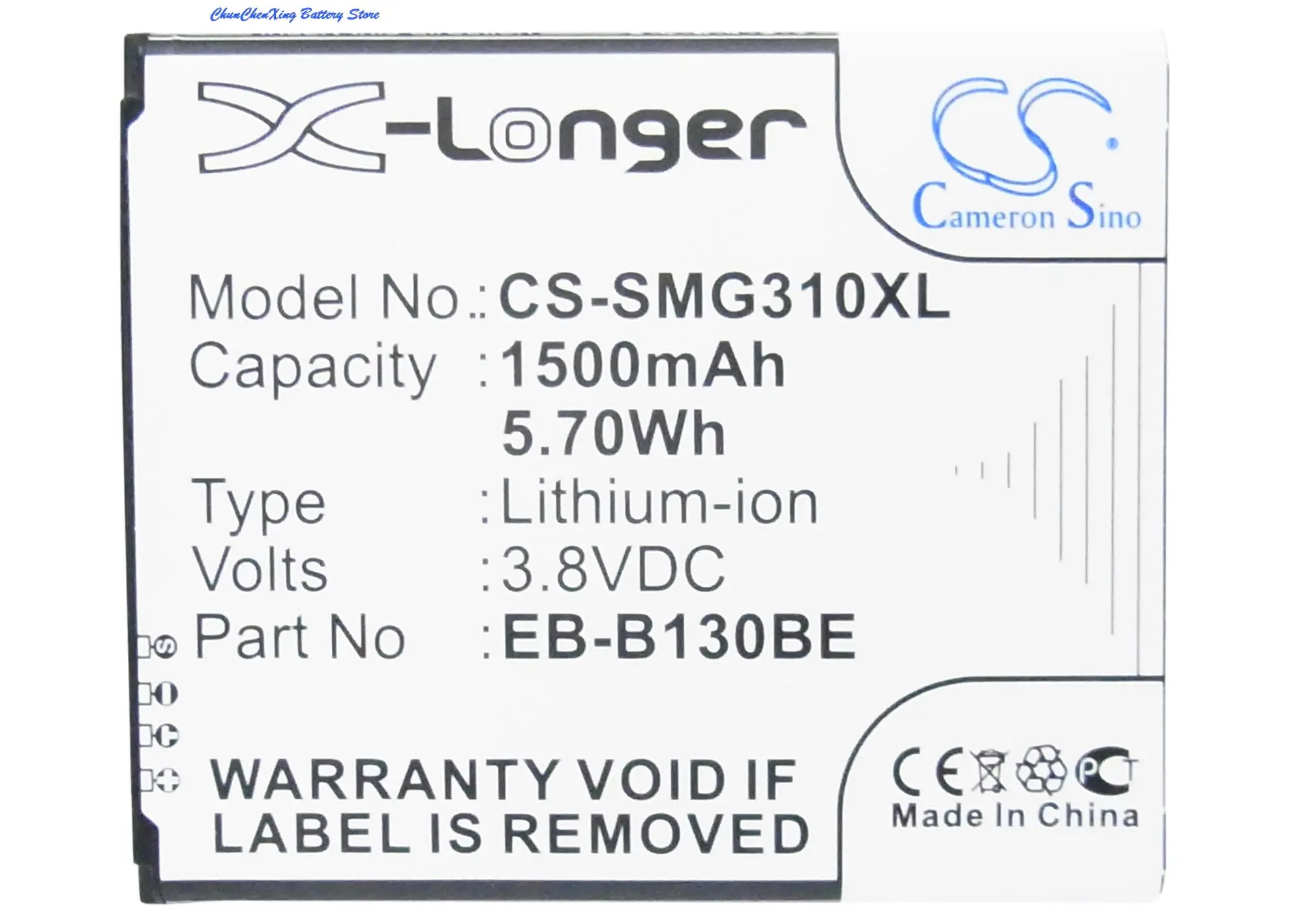 OrangeYu  1500mAh Battery EB-B130BE,EB-BG313BBE for Samsung G310,G310A,G310H,G313,G313H,G313HU,G313HZ,J105M,J105Y,J106,J106B