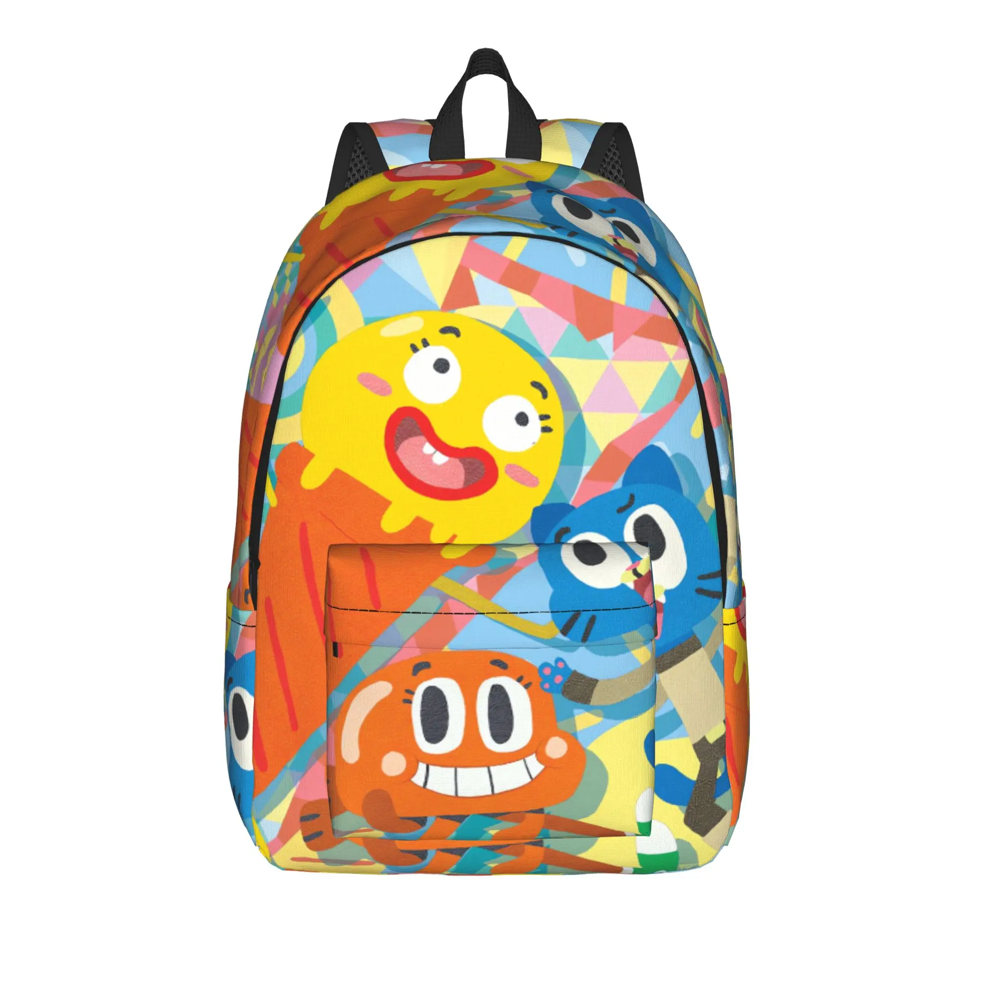 Gumball Gum Ball Watterson Amazing Cartoon Backpack  Travel Backpacks Girl Colorful Breathable School Bags Casual Rucksack