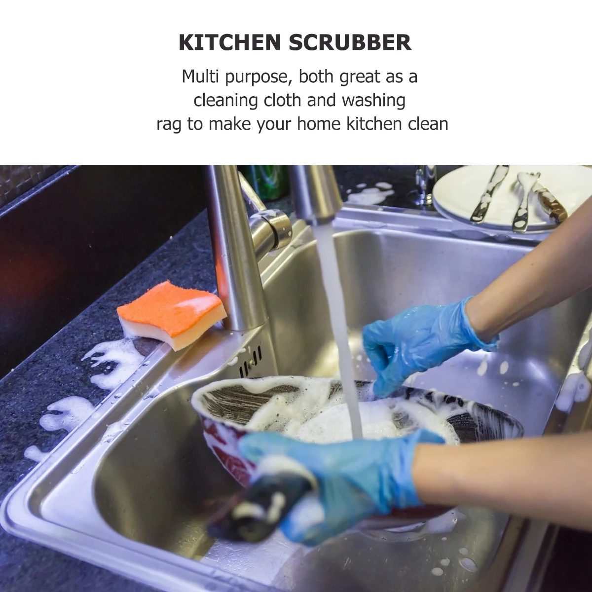 

4 Pcs Cleaning Rag Bowl Cloth Microfiber Dishcloth Multi-functional Miniature Towels Polyester Cotton