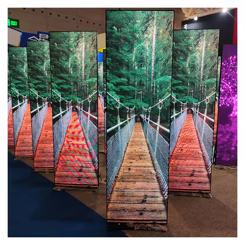 4G WIFI P4 Digital LED Advertising Rack Poster Advertising Led Poster Display Screen