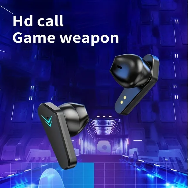 TWS Wireless Bluetooth Headset LED Display Gamer Earbuds with Mic Wireless Headphones Noise Cancelling Bluetooth Earphones X15 5