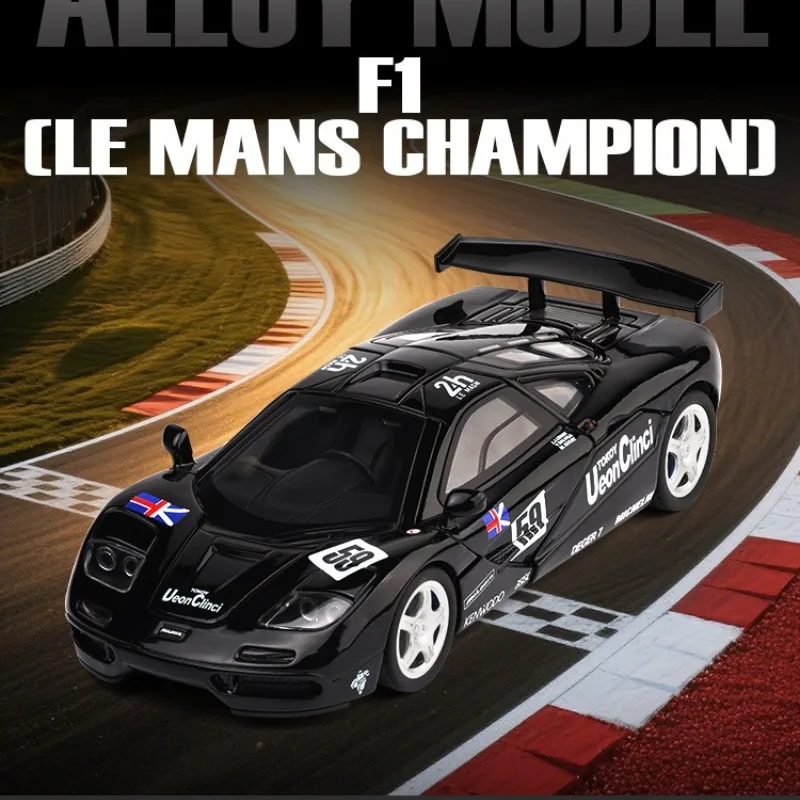 

Моделирование 1:32 F1 Le Mans Champion супер гоночный автомобиль модель литья под давлением металлическая миниатюрная игрушечная машинка Voiture детский домашний декор для мальчиков
