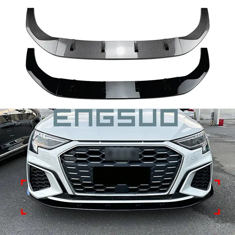 

For Audi A3 8y S3 2021+ Front Bar Front Lip Front Shovel Exterior Modification