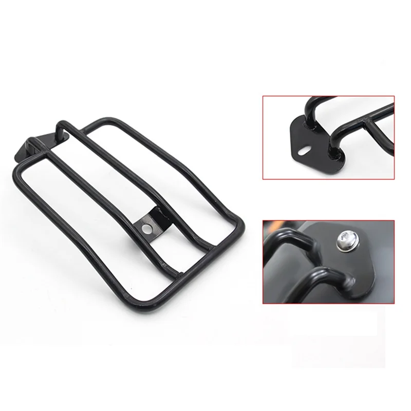 R4-Motorbike Accessories Parts Rear Rack For XL883 XL1200 X48 Retro Luggage Rack:Akcesoria motocyklowe R4-Motorbike, części, tylny bagażnik do XL883 XL1200 X48, retro bagażnik na bagaż