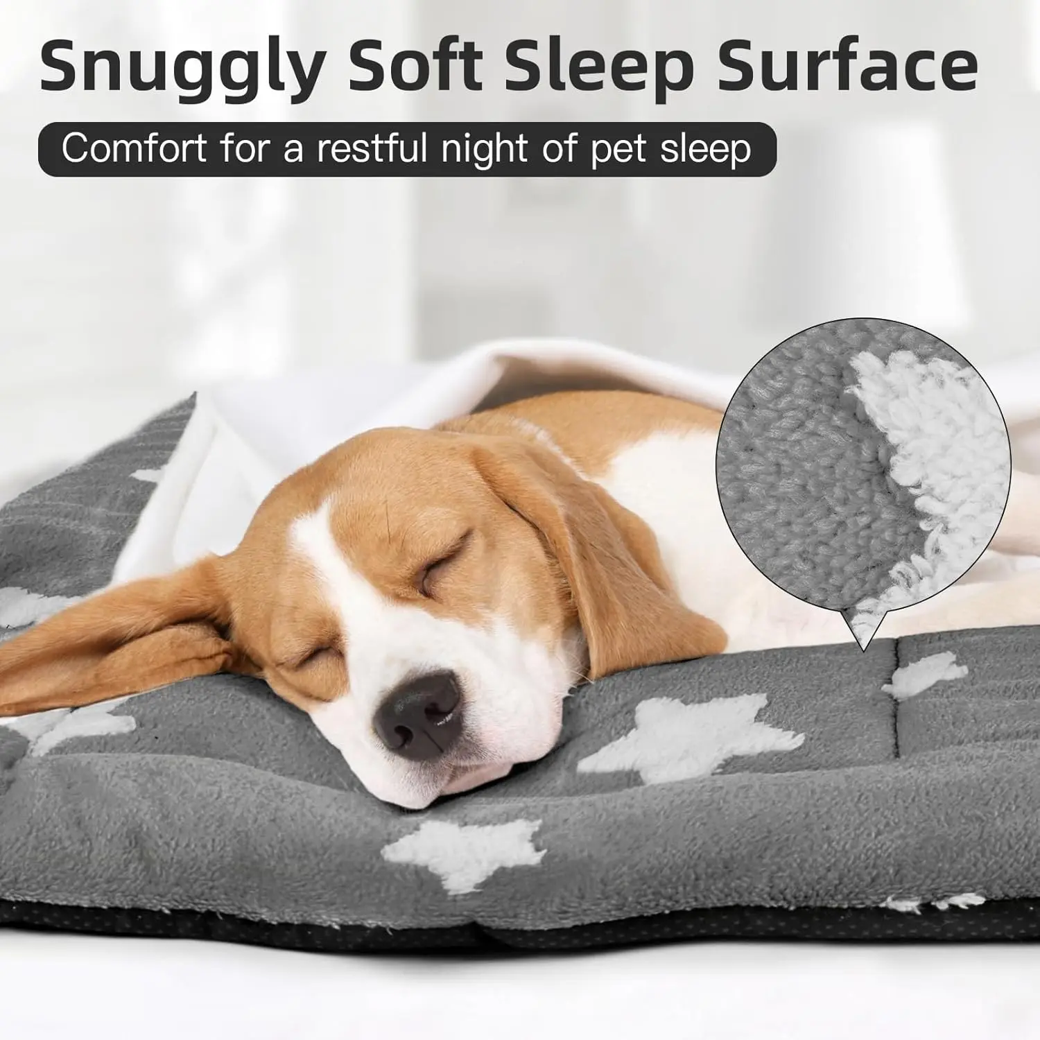 مورا الحيوانات الأليفة سرير للقطط للقطط في الأماكن المغلقة قابل للغسل الكلب قفص وسادة لطيف ستار سرير كلب حصيرة ل بيت جرو مسطح KitteGrey 22x13 #3