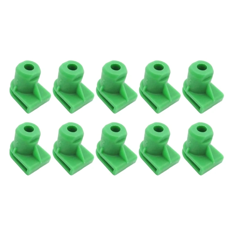 10Pcs Front Bumper Retaining Featurings Nylon Construction and Simple Design Part Number 30640541
