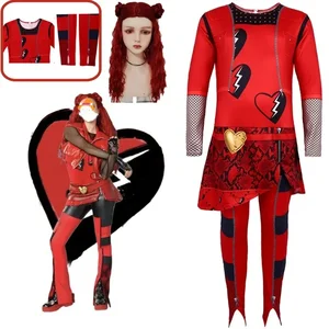 Sự trỗi dậy của cosplay màu đỏ, quần áo anime, quần áo Uliana, bữa tiệc Halloween và Giáng sinh, váy queen, hậu duệ phim 10 Sales chính Cosplay Red Queen - №8
