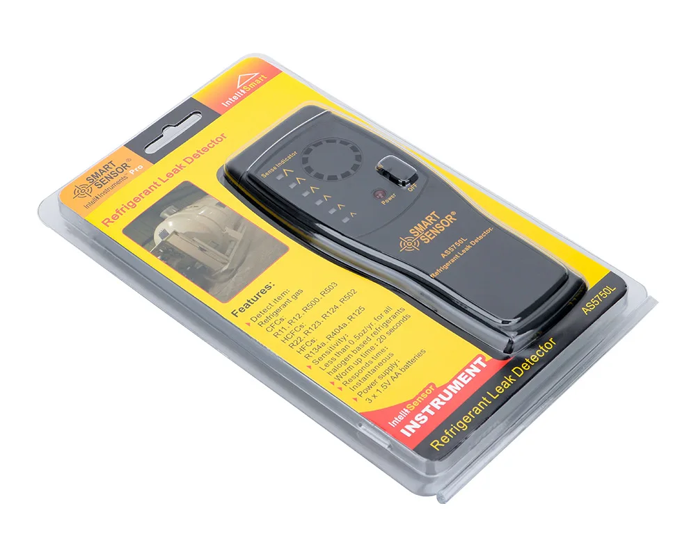 Imagem -05 - Freon Vazamento Detector para Gás Refrigerante Vazamento Tester Hvac ar Condicionado R22 R410a R134a Cfc As5750l As5750