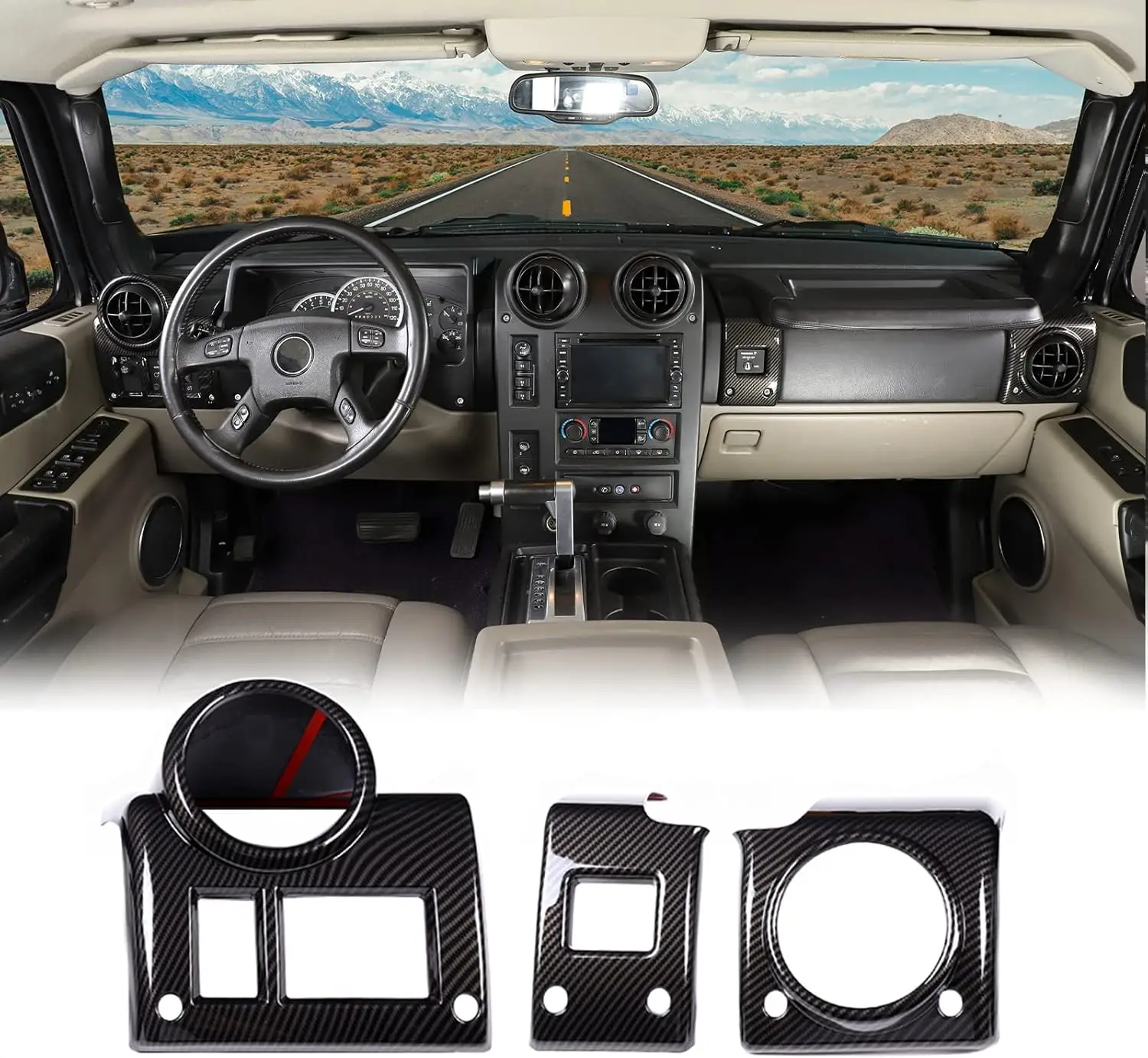 

Боковая крышка вентиляционного отверстия на приборной панели центральной консоли ABS, подходит для Hummer H2 2003-2007, аксессуары для отделки боковой панели воздуховыпускного отверстия прибора