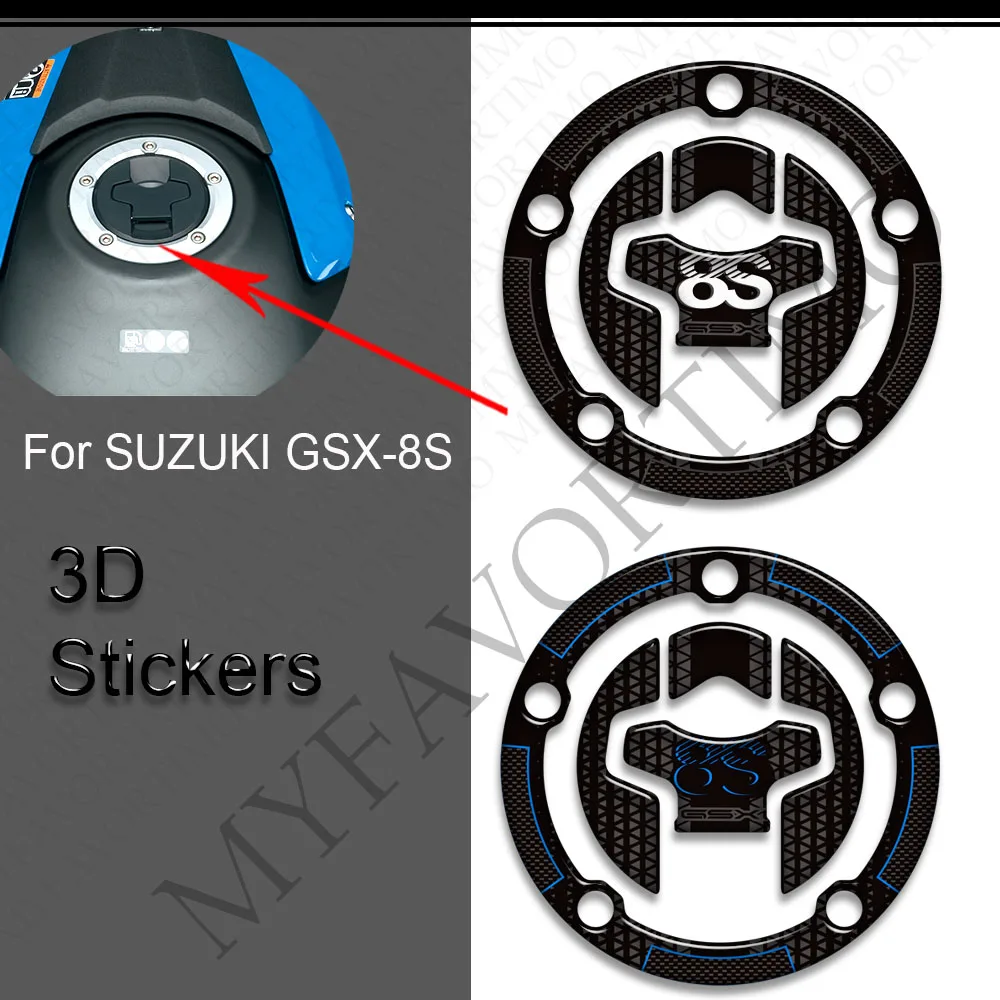 

Motorcycle For Suzuki GSX-8S GSX 8S GSX8S Tank Pad Side Grips Gas Fuel Oil Kit Knee Fairing Fender Stickers Protector 2023-2025