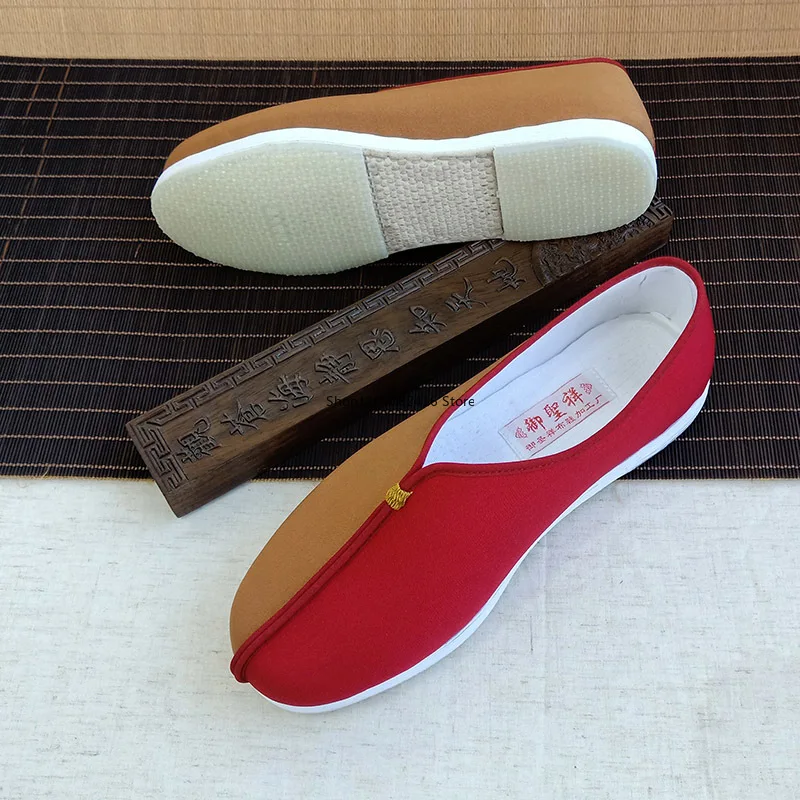 Shaolin Monk Kung Fu Shoes Martial Arts Wushu Taekwondo Buddhist Supplies Man Rohan Shoes Cosplay Shoes