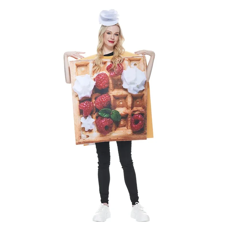 cyeraspooky-drole-adulte-creme-gaufres-costume-halloween-nourriture-fete-gateau-sucre-cosplay-tenue-avec-chapeau-carnaval-fete-deguisement