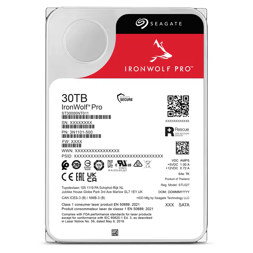 Seagate Ironwolf Pro 30TB HDD