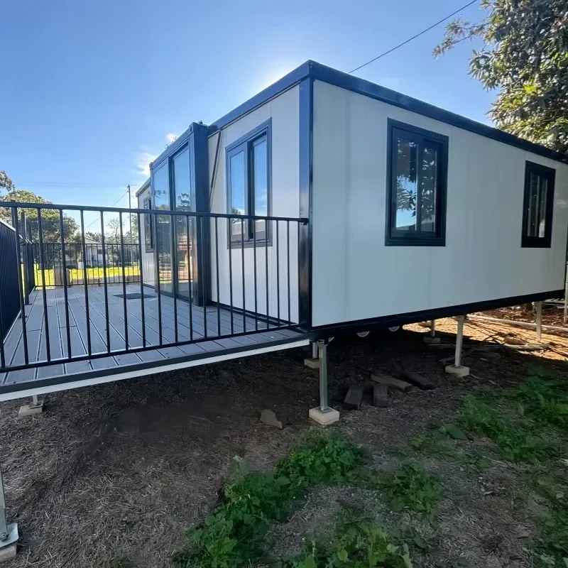 บ้านคอนเทนเนอร์ในทะเลทราย ขนาด 20 ฟุต พร้อมโครงสร้างกันแดด ระบบทำความเย็นด้วยพลังงานแสงอาทิตย์ ป้องกันพายุทราย บ้านคอนเทนเนอร์สำหรับภูมิอากาศเขตร้อน ขายดี