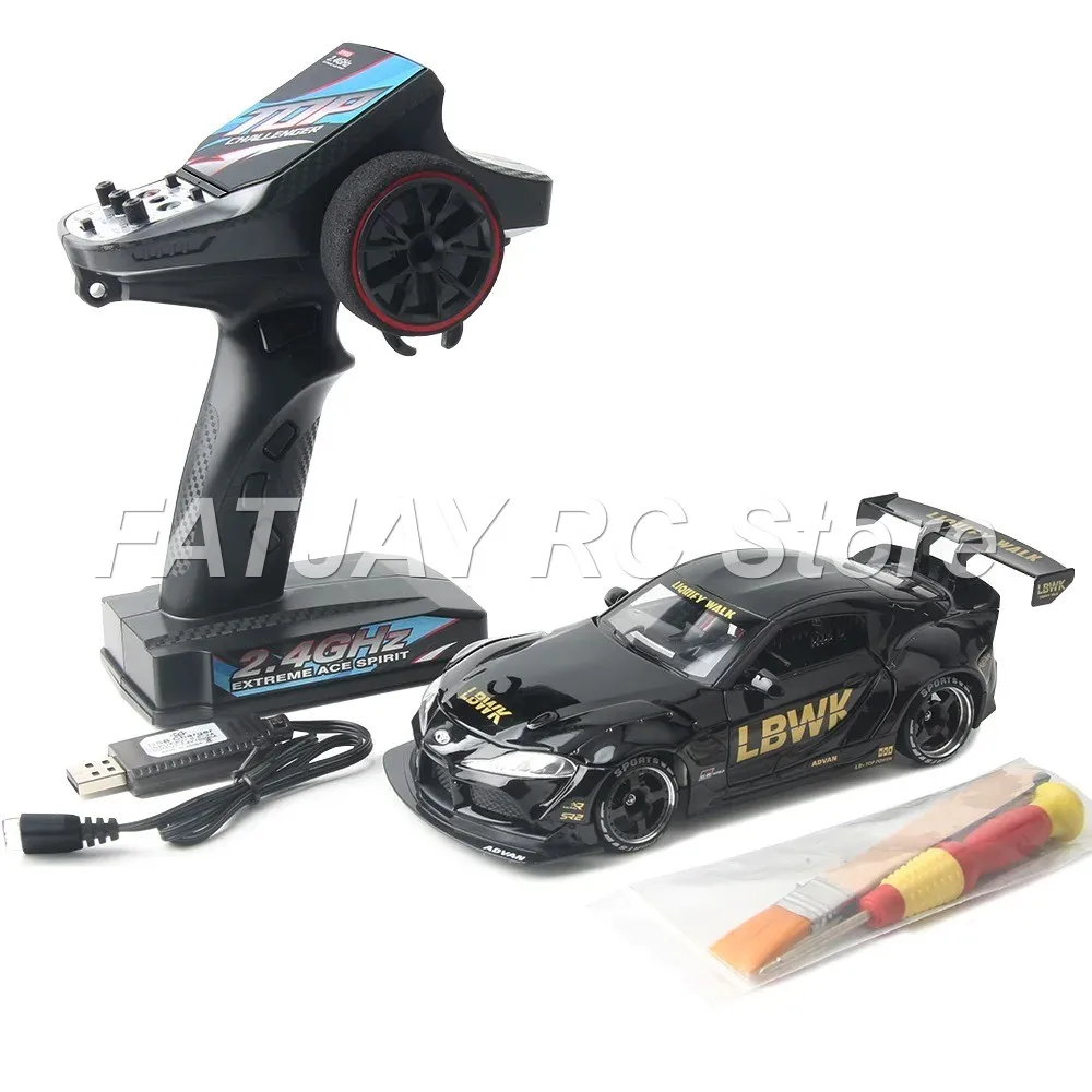 1/24 4WD AWD Electric RC Drift Car | FATJAY MINI-Q6 MINI-Q8 HGQ8 | High-Strength Metal Shell Racing Model