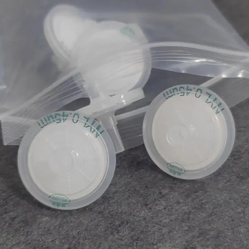 20pcs 13mm 25mm Disposable Micro Sample Syringe Filter with Nylon/PTFE Membrane Lab Liquid Chromatography or Ion Chromatograph
