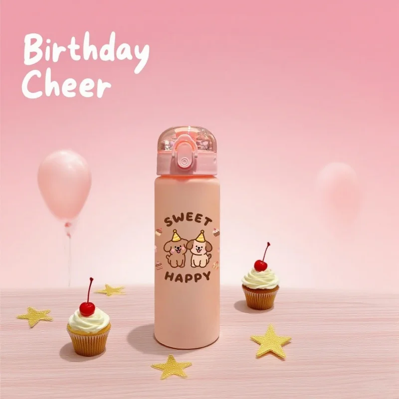 Bouteille d'eau de dessin animé imprimée en 3D pour enfants, tasse d'eau de 780ML, bouteilles d'eau en plastique étanches, tasse d'eau d'été pour enfants, sans PVC