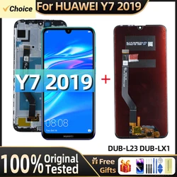 6.26 Inch Y7 Prime 2019 Display For Huawei Y7 2019 LCD Touch Screen Digitizer DUB-L23 DUB-LX1 Y7 Pro 2019 Assembly With Frame