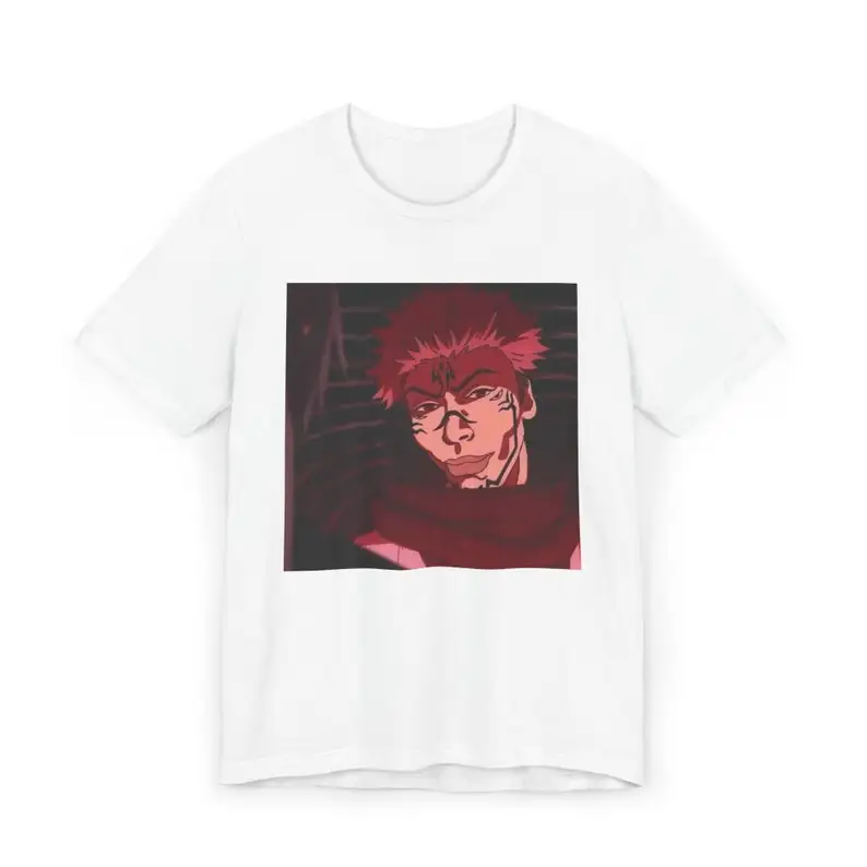 Sukuna Sigma Jujutsu Kaisen T-Shirt Anime Villain Graphic Tee Sukuna King of Curses Design Unisex Otaku Fashion Perfect