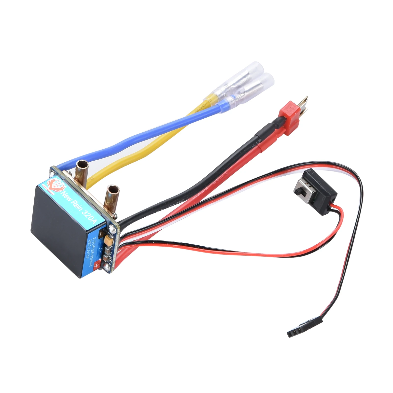 320A/480A Brushed ESC Speed Controller Waterproof Water Cooling Dual Mode for 380 540 550 775 Brushed Motor for RC Car/Boat