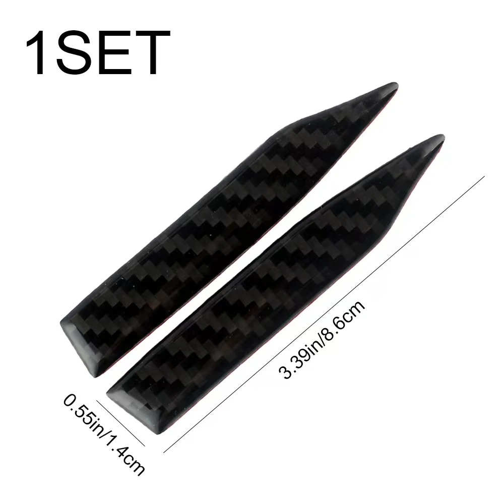 

2 Pcs Carbon Fibre Rearview Mirror Anti Rub Strips Carbon Fiber Anti Collision Stickers Rearview Mirror Anti Collision Stickers