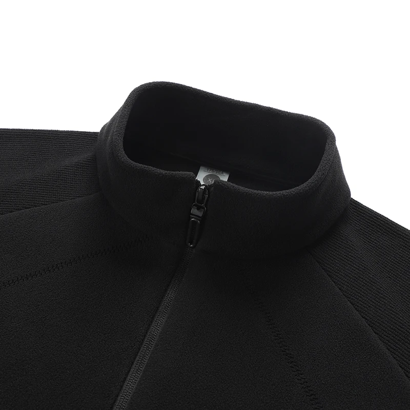 سترة قطن بياقة واقفة وسحاب سترة صوفية للرجال معطف دافئ للرجال للربيع والخريف سترة عصرية مريحة للخريف