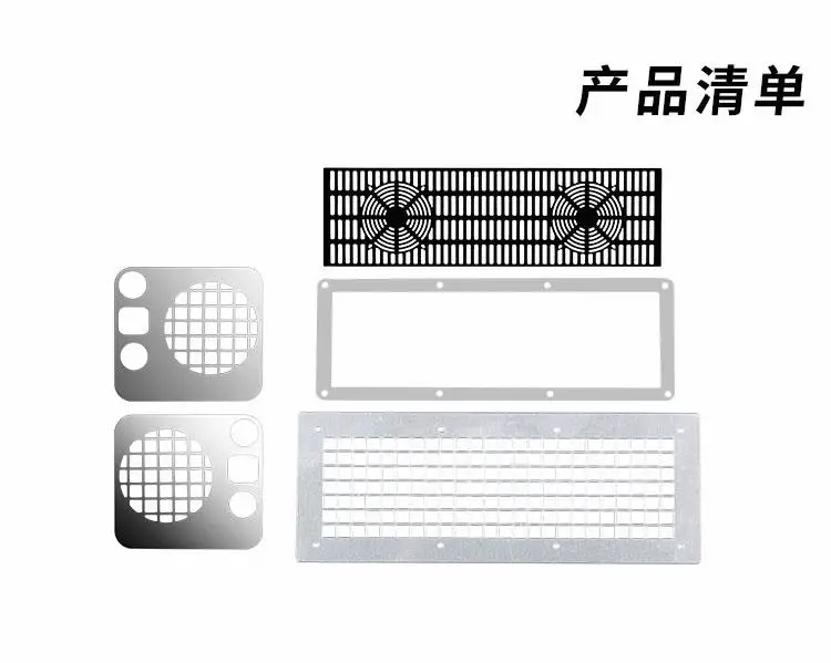 

1/10 RC TRX-4 TRX4 Defender Tracked Vehicle Metal Front Grille Protective Lamp Cover Upgrade Components