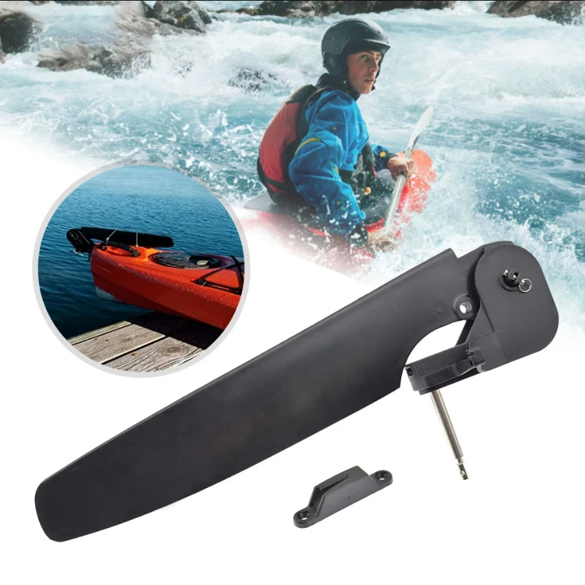 New Kayak Rudder Direction Adjustment Controller Canoe Enhanced Nylon Boat Steering Rudder Can Be Attached To The Stirrups