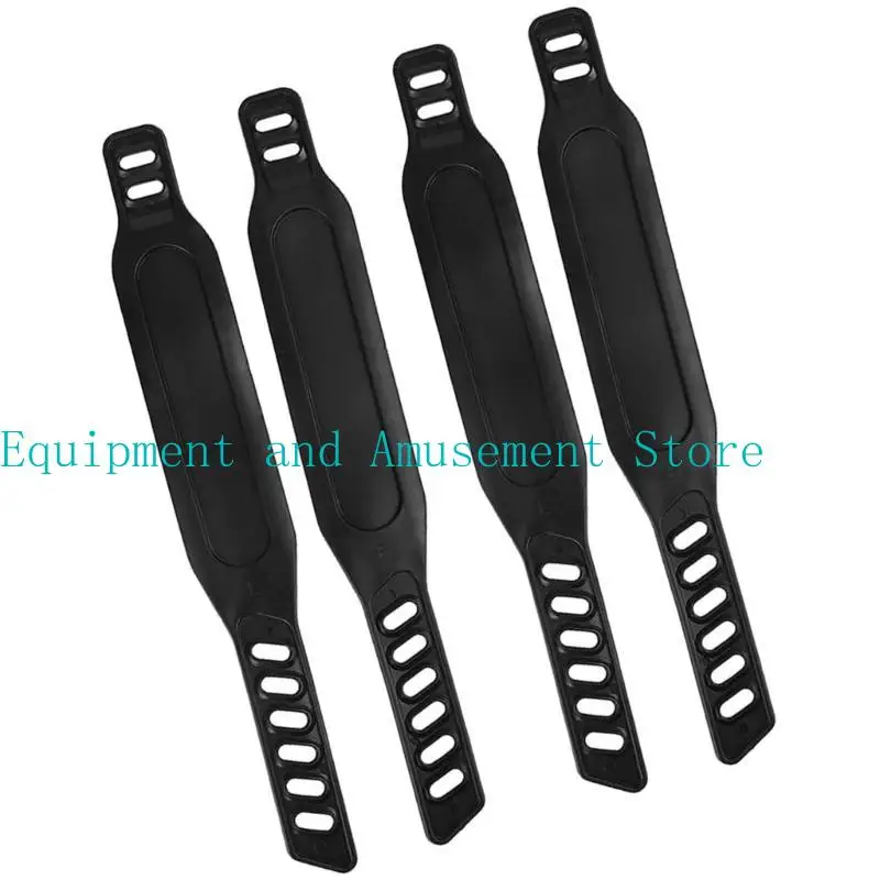 

Y1UC 4pcs Universals Bicycles Pedal Strap Regulable Length Bicycles Pedal Strap for Exercise and Stationary Bike